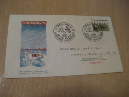 COPENHAGEN 1968 Esbjerg Havn 1868 Ship Ships Cancel Cover DENMARK  - Covers & Documents