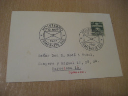 HOLSTEBRO 1967 Cancel Card DENMARK  - Covers & Documents