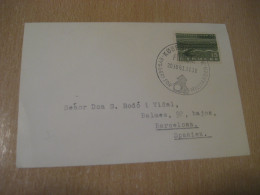 COPENHAGEN 1963 Construction For Billions Cancel Card DENMARK  - Covers & Documents