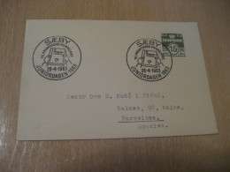 SAEBY 1963 Cancel Card DENMARK  - Covers & Documents