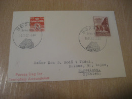 BORKOP 1962 Cancel Card DENMARK  - Covers & Documents