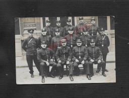 MILITARIA CARTE PHOTO MILITAIRE GROUPE DE POLICIERS OU POLICIER PHOTO LAMBOUX VICTOR À CACHAN SEINE : - Politie & Rijkswacht