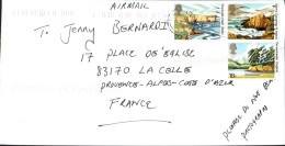 GB AFFRANCHISSEMENT COMPOSE SUR LETTRE RECOMMANDEE DE BRIGHTON POUR LA FRANCE 2010 - Lettres & Documents