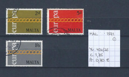 (TJ) Europa CEPT 1971 - Malta YT 424/26 (gest./obl./used) - 1971