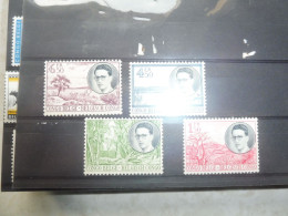 Congo Belge Belgisch  333/336  Mnh Neuf ** Parfait Perfect  1955 Baudouin Boudewijn - Unused Stamps
