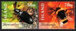 Iceland - 2004 - Insects - Mint Stamp Set - Neufs