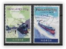 Norvège 2021 N° 1986/1987 Oblitérés Chemin De Fer - Usati