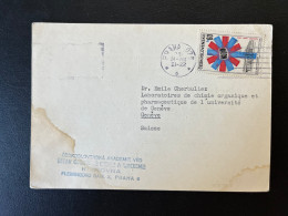 CARTE TCHECOSLOVAQUIE / PRAGUE PRAHA POUR GENEVE SUISSE 1964 / CZECHOSLOVAK ACADEMY OF SCIENCE - Storia Postale