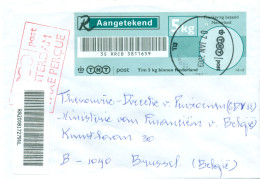 Aangetekend TNTPOST T/m 5 Kg Binnen Nederland - Vignette [ATM]
