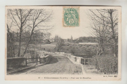 CPA VILLECRESNES (Val De Marne) - Pont Sur Le Réveillon - Villecresnes