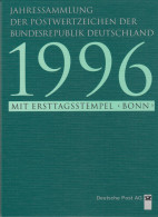 Bund Jahressammlung 1996 Mit Ersttagstempel Bonn Gestempelt - Komplett - Annual Collections