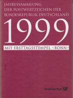 Bund Jahressammlung 1999 Mit Ersttagstempel Bonn Gestempelt - Komplett - Annual Collections