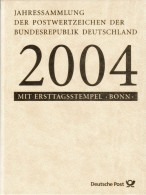 Bund Jahressammlung 2004 Mit Ersttagstempel Bonn Gestempelt - Komplett - Collections Annuelles
