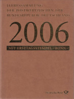 Bund Jahressammlung 2006 Mit Ersttagstempel Bonn Gestempelt - Komplett - Jaarlijkse Verzamelingen