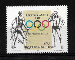 ARGENTINA 1984 OLYMPIC GAMES LOS ANGELES 84 OLYMPIC RINGS SPORTS SC 1469 MI 1698 - Nuevos