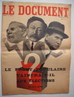 LE DOCUMENT : 1935 . LE FRONT POPULAIRE   .  ELECTIONS .. - General Issues