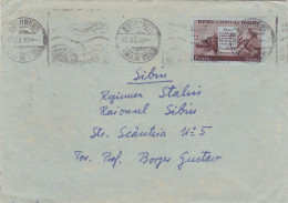 AGRICULTURE, STAMPS ON COVER, 1953, ROMANIA - Covers & Documents