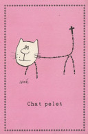 Illustrateur Siné. - Chat Pelet - Sine