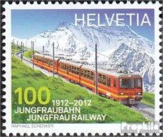 Schweiz 2233 (kompl.Ausg.) Postfrisch 2012 Jungfraubahn - Neufs