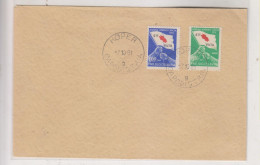 YUGOSLAVIA,1952 TRIESTE B Charity Stamps FDC Cover Red Cross Flag - Covers & Documents