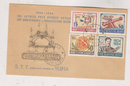 YUGOSLAVIA 1954 TRIESTE B FDC Cover - Covers & Documents