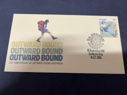30-9-2023 (2 U 34) Australia FDC - 1981 - Outward Bound (2 Covers) - Other & Unclassified