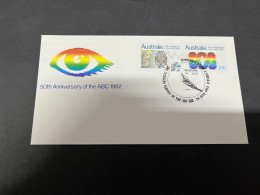 30-9-2023 (2 U 34) Australia FDC - 1982 - 50th Aniversry Of ABC - Autres & Non Classés