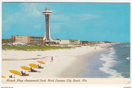 Miracle Strip Amusement Park, West Panama City Beach Old Postcard Travelled 1969 B170720 - Panama City