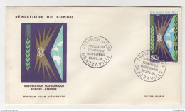 Congo Brazzaville 1966 Association Economique Europe - Afrique FDC B191003 - FDC