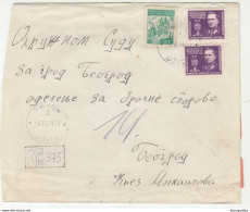 Yugoslavia Letter Cover Travelled Registered 1946 Užice To Beograd B190501 - Covers & Documents