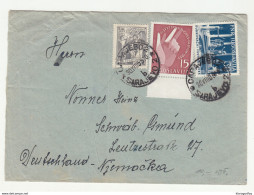 Yugoslavia Letter Cover Travelled 1955 Sarajevo To Germany B190720 - Covers & Documents