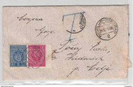 Yugoslavia Taxed Letter Postage Due Posted 1938 To Celje - Railway Postmark Skoplje-Beograd B200907 - Timbres-taxe