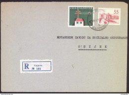 Yugoslavia, Letter Cover Registered Travelled 1959 Valpovo To Osijek B170410 - Covers & Documents