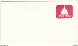US Postal Stationery Stamped Envelope 1981 Capitol Dome U601 Bb161110 - 1981-00