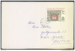 Czechoslovakia Letter Cover Travelled 1978 Bb161028 - Covers & Documents