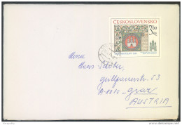 Czechoslovakia Letter Cover Travelled 1978 Bb161028 - Brieven En Documenten