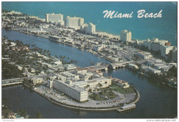 Miami Beach Old Postcard Travelled 1969 Bb160201 - Miami Beach