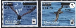 Tonga 2022, WWF, Sea Birds, Overprinted, 2val - Albatros