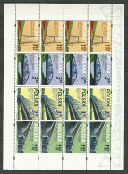 POLAND MNH ** 4109-4112 En Feuille LES PONTS Varsovie Torun - Nuovi