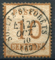 !!! ALSACE LORRAINE, N°5 CACHET FRANCAIS DE SOULTZ SOUS FORET AU TYPE 16. SUPERBE - Used Stamps