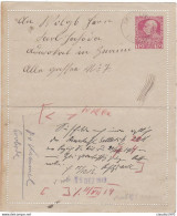 AUSTRIA - INTERO POSTALE - CARTE -LETTERE - VIAGGIATA - 1913 - Cartes-lettres