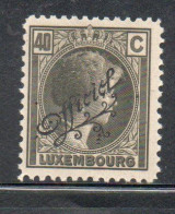 LUXEMBOURG LUSSEMBURGO 1926 1927 SURCHARGE OFFICIEL 40c MH - Dienstmarken