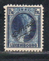 LUXEMBOURG LUSSEMBURGO 1926 1927 SURCHARGE OFFICIEL 1 1/4fr MH - Officials