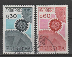 ANDORRA CORREO FRANCES  SELLO USADO O MATASELLADO DE PRIMER DIA (3.3 ) - Used Stamps