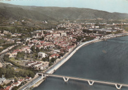 LA VOULTE-sur-RHÔNE (Ardèche): Vue Générale Aérienne - Les Ponts Sur Le Rhône Et Le Château - La Voulte-sur-Rhône