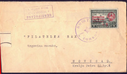 JUGOSLAVIA - PARTISAN POSTMARK SOMBOR To NOVI SAD + CENZURA - 1944 - RARE - Covers & Documents