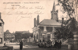 Aillant-sur-Tholon (Yonne) Le Nouveau Bureau De Poste, Enfants De L'Ecole - Lauré, Buraliste - Aillant Sur Tholon