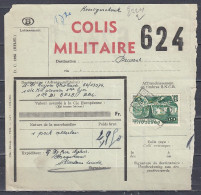 Vrachtbrief Met Stempel ST MARIA LIERDE COLIS MILITAIRE - Documenten & Fragmenten