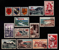 Réunion  - 1953 - Tb De France Surch - N° 307 à 319 - Oblit - Used - Oblitérés