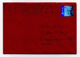 Belgian Definitive Stamp Alone On Cover. Letter From Charleroi (Belgium) To Maisons-Alfort (France) - 2013-... Roi Philippe